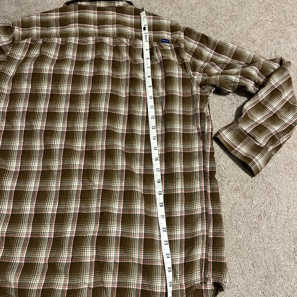 Pendleton Brown Plaid Casual Button Down Shirt - image 8